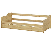 Erst-Holz Letto-Divano Letto 90x200 in Pino con cassettone Letto e doghe rigide 60.34-09