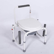JTKDL Sedia A Rotelle Comoda Donne Incinte Anziane Toilette Sedile WC Toilette Mobile Sollevamento Sedia Comoda