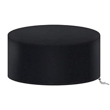 Dreamsbox Copertura Tavolo Rotondo da Giardino Telo Copri Tavolo Sedie Mobili Copertura Tavolo Esterno Copertura Mobili Esterno Resistente allo Strappo Impermeabile Telo Oxford - 200x94cm