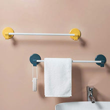 Wine Rack Libero Punch portasciugamani Creativo Semplice Bagno igienici Stelo Sucker Hanging (Color : 2 Yellow)