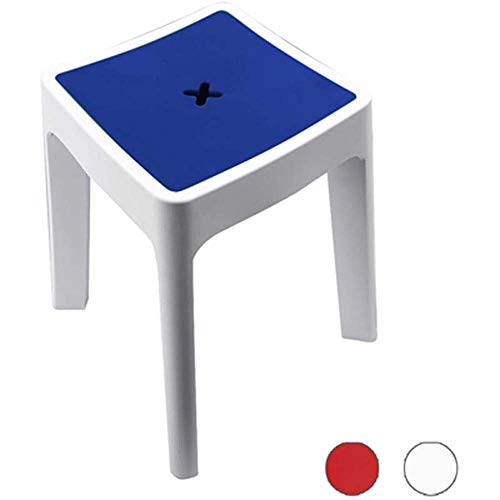 SGABELLO CONTENITORE MODELLO KEOPE Accessori Bagno Bianco