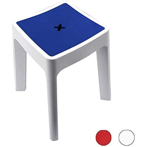 SGABELLO CONTENITORE MODELLO KEOPE Accessori Bagno Bianco