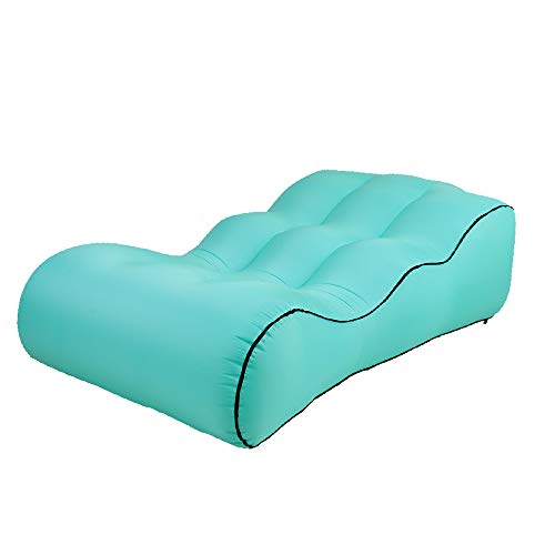 DDSGG Poltrona Gonfiabile Piscina,Sacco Gonfiabile Aria,Sofà Impermeabile dell'Aria con Il Pacchetto Portatile Parco, Spiaggia, Cortile, Pesca, Nuoto,47 * 23.6 * 9.8inches