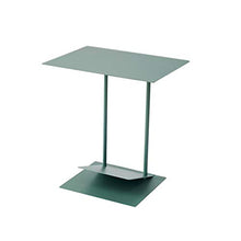 Jcnfa-Tavoli Camera da Letto Comodino, tavolino in Metallo con rivista, tavolino in Acciaio al Carbonio Divano, 3 Colori (Color : Green, Size : 17.32 * 12.99 * 18.89in)