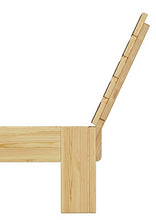 Erst-Holz Elegante Matrimoniale-Francese 140x200 in Pino Laccato con doghe rigide 60.67-14-Tina