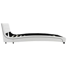 SKM Letto e Materasso MemoryFoam Bianco in Similpelle 120x200cm