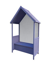 Gardiun Pergola Alice Purple 75x137x223 cm in Legno con Panca