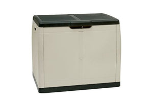 Trioplast Yellowshop - Baule Contenitore Cm 78x53 H65 Cassapanca in Resina Porta Legna Attrezzi Esterno Interno Litri 274 Modello Gbox