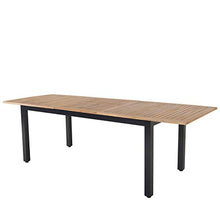 Chicreat Tavolino allungabile con ripiano in acacia FSC, 140/180 x 90 x 74/76,5 cm