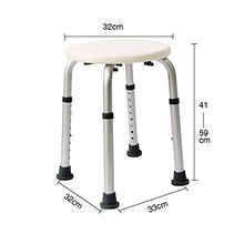 BESTSOON Sgabello Doccia in Lega di Alluminio Sedia da Bagno per Bambini Sgabello da Bagno Sgabello da Bagno Donne Incinte Sedia da Bagno Sedia Regolazione in Altezza