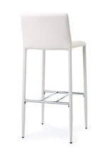 Wink design, Lincoln, Set Due Sgabelli, Finta Pelle, Bianco