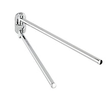 WENKO Power-Loc® portasalviette Puerto Rico - fissaggio senza trapano, Pressogetto di zinco, 3.5 x 7 x 40 cm, Cromo
