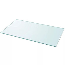Superficie Tavolo in Vetro Temperato, Piano Tavolo Rettangolare in Vetro Moderno per caffè, pranzo (1200x650mm)