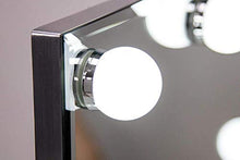 HFFFHA Specchio Hollywood con luci per Tavolo da Trucco Specchio per Trucco Grande Illuminato con 10 lampadine a LED dimmerabili Senza Cornice
