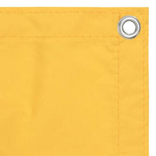 vidaXL Paravento Balcone Giallo 120x600 cm Tessuto Oxford