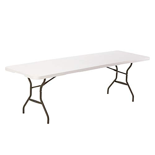 Lifetime Tavolo Pieghevole Bianco Granito 244,5 X 76,1 X 73,6 cm 80270