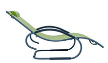Meerweh Mare WEH Alluminio Vibrazione Liege Deluxe XXL, Verde, 160 x 75 x 85 cm, 74047