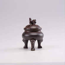 ZAAQ Zen Ornaments - Incenso in Ceramica a Tre Gambe, in Legno di Sandalo Anticato