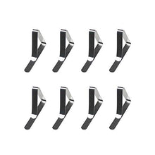 Boocy 8PCS fermatovaglia in Acciaio Inox tovaglia Copertura Morsetti Clip Set, Medium