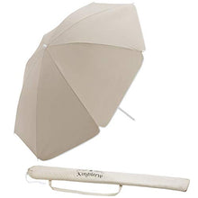 Kingsleeve Ombrellone Spiaggia 200cm UV50+ Inclinabile Altezza Regolabile Ombrelloni Giardino Mare
