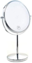 Trucco specchio con luci Specchio cosmetico indipendente 5x zoom, specchio da tavolo a specchio da 8 pollici trucco specchio per camera da letto per bagno con camera da letto, specchio da barba cosmet