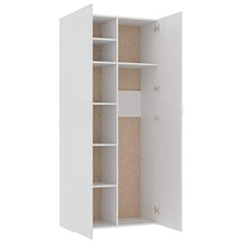 Festnight Armadio Vestiti,Armadio Moderno,Armadio Camera da Letto,Armadio Bianco,Armadietto Vestiti Bianco in Truciolato,Armadietto Bianco,Armadietto Ripostiglio,Armadio Bagno 80x35,5x180 cm