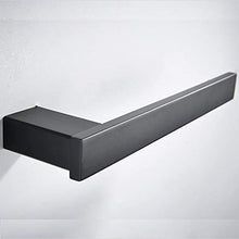 2 Ganci Appendiabiti e 27cm Portasciugamani da Bagno, Nero Opaco, Accessori da Bagno in Acciaio Inox(3 Pezzi)