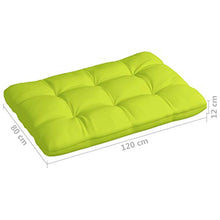vidaXL Cuscini per Divano Pallet 5 pz Verde Brillante