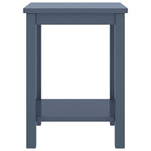 vidaXL Comodini 2 pz Grigio Chiaro 35x30x47 cm in Pino Massello