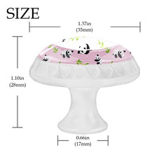 Maniglie per cassetti Manopole per cassetti Manopole rotonde Confezione da 4 per armadietto, cassetti, cassettiere, cassettiere ecc - Panda