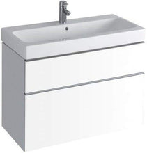 Geberit Icon Vanity Unit 840390 890 890x620x477 mm, Lucido Alpine High Gloss - 840390000