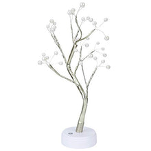Liukouu Luci Decorative per Interni, 36 LED Lampadina da Tavolo Albero Bonsai Luce, Giallo Caldo Rami Pieghevoli a Forma di Perla per la Decorazione Domestica Festa di Nozze di Natale