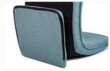 HongTeng Divani Piccolo sofà Girevole Comodo Casuale Salotto Pigro Camera da Letto Soggiorno Semplice Moderno Cuscino Spesso 65 × 82 cm (Color : Light Blue)