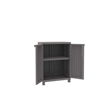 ARMADIO IN RESINA ANTIURTO CM 68X39X91H 2 ANTE TERRY CWOOD PER ESTERNO BALCONE