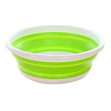 Portable lavaggio multifunzionale Round Up Bowl esterna Bagno Lavabo pieghevole benna Bacino portatile pieghevole Lavabo for uso domestico lavanderia lavaggio dell'automobile Camping viaggio Lavabo fo