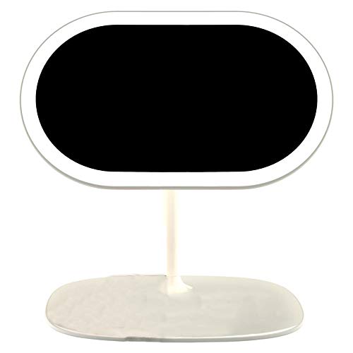 Mirror Specchio a LED, Specchio per Il Trucco, Specchio per Il Bagno, Specchio per Il Trucco, Specchio Illuminato a LED Rimovibile, Lampada da scrivania per Trucco Touch