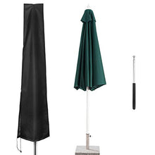Ruiqas Copertura Impermeabile dell' ombrellone con Asta Coperture dell' Ombrello a Mensola del Patio Copertura della Chiusura Lampo dell' Ombrello dell' Ombrello dell' ombrellone da Giardino