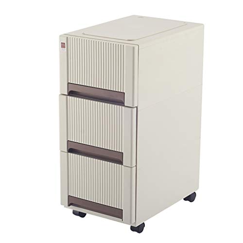 LYM &ripiano di stoccaggio Scaffalature Home Soggiorno Camera da Letto Cucina A 3 Piani con cassetto Gap Storage Finishing Shelf Scaffale di Finitura