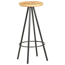 vidaXL - Sgabello da bar, 4 pezzi, legno di mango
