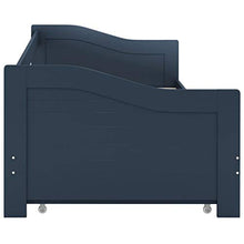 BIGTO - Divano letto estraibile, in legno di pino massello, 90 x 200 cm, colore: Grigio