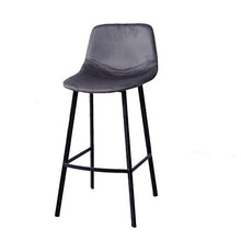 SANSHUI Moderna Sgabelli Contatore Bar Presidenza con Ergonomica Bar Sgabelli Insieme di 2 3 4 Poggiapiedi Pranzo Bancone Sgabello 0924 (Color : Gray, Size : Bar Stools Set of 4)