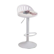 LF- Bar Stool Bar Stool Moda Creativa Bar Chair Casa Schienale Alto Seggiovia Bar Stool Rotante ad Alta Sgabello Sgabello Colazione Ristorante Ascensore Sgabello semplicità (Color : B)