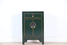 Yajutang Cassettiera cinese comodino in legno massello verde abete