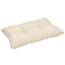 Beautissu Cuscino Lounge da Esterno XLuna - Comoda spalliera 50x40x12cm - per mobili e Arredamento da Giardino - Beige
