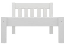 Erst-Holz Solido Letto Bianco per Materasso 90x200 in Pino con doghe rigide 60.38-09W