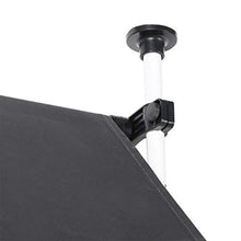 Cikonielf - Tenda da sole a scomparsa manuale, per l'uso in giardino in cortile, cortile, cortile, cortile, cortile, 2,0 x 1,2 m (grigio)