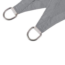 QI-CHE-YI Shade Sails Heavy-Duty, Poliestere Impermeabile Teloni, coprendo Giardini Esterni ed Esterni Tende da Campeggio,Grigio,2×4m