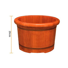 LIZHIQIANGyupen Pediluvio in Legno, Pediluvio in Rovere, Vasca per Pedicure Massaggio Termale Casa Pediluvio in Rovere Barili Lisci E Delicati per Pedicure