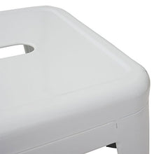 Set 4X sgabelli poggiapiedi bistrot Design Industriale HWC-A73 Metallo Verniciato Bianco