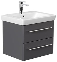 Emotion SUBWAY2-0-55CM000104DE - Lavabo con mobiletto, in legno, 55 x 45 x 44 cm, colore: Antracite